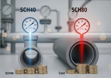 SCH40 vs SCH80 Pipe Fittings: Pressure and Cost Analysis